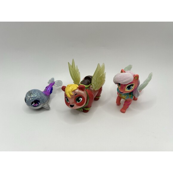 Hatchimals Pixies Riders Glider Figure Lot of 3 Tigrette, Shimmer Narwhal, Pando - Picture 3 of 15